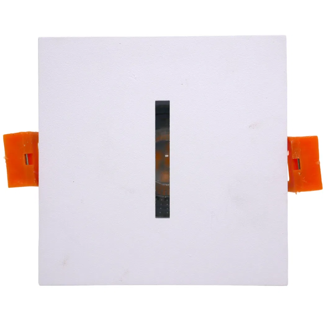 Aluminum LED Halogen Square Trumpet Recessed MR16 GU10 Hotel Spotlight Downlight Housing