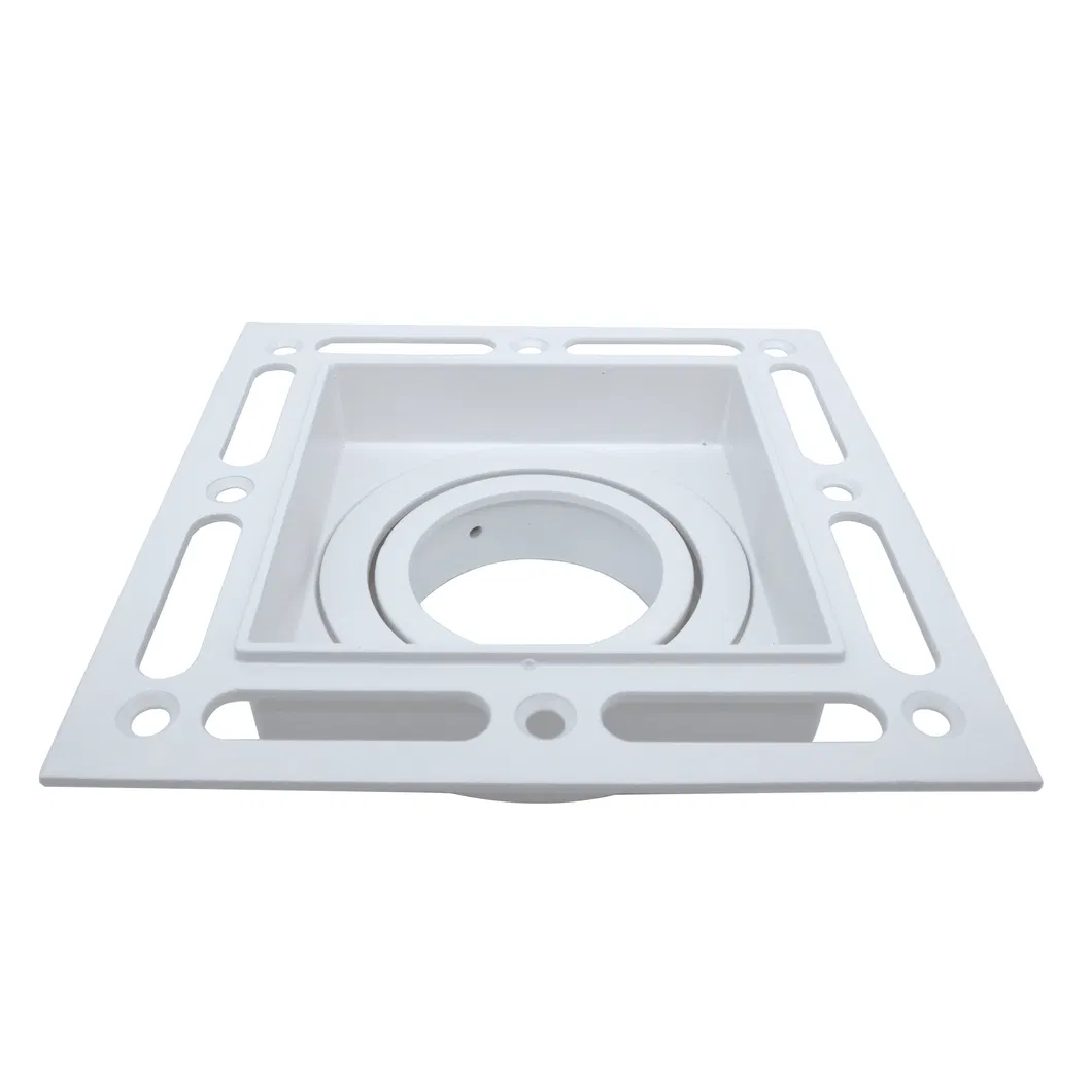 Aluminum MR16 GU10 LED Light Halogen Square Ceiling Light Commercial Indoor Lighting Recessed Downlight Fixture Adjustable Borderless Light Spotlight