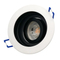 Aluminum MR16 GU10 LED Halogen Ceiling Light Round Commercial Indoor Lighting Home Shop Recessed Downlight Fixture Adjustable Tilt Spotlight